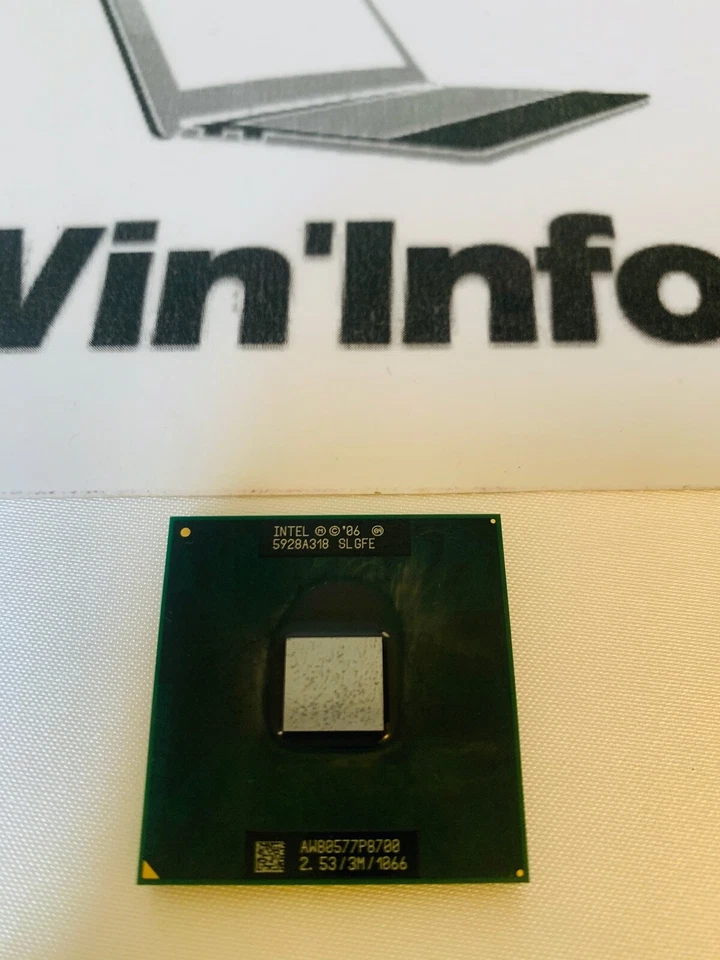Intel Core 2 Duo 2.53 GHZ CPU Processor Slgfe AW80577P8700 Dell E6400 (PP27L) - Image 1 of 1