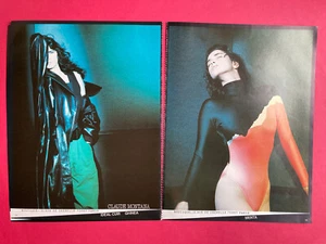publicité Claude Montana printemps été 1985 vintage vêtements mode accessoires - Picture 1 of 4