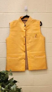 Modi Coat/ Nehru Jacket Yellow - Bild 1 von 2