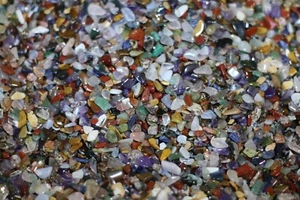 2000 XXS tumbled stones crystal tumblestone chips Craft tumblestone 3-7mm - Picture 1 of 2