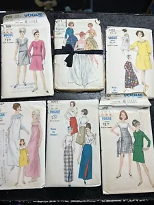 Sechs Vintage Vogue Muster. Damen. 60’er Jahre. - Bild 1 von 7
