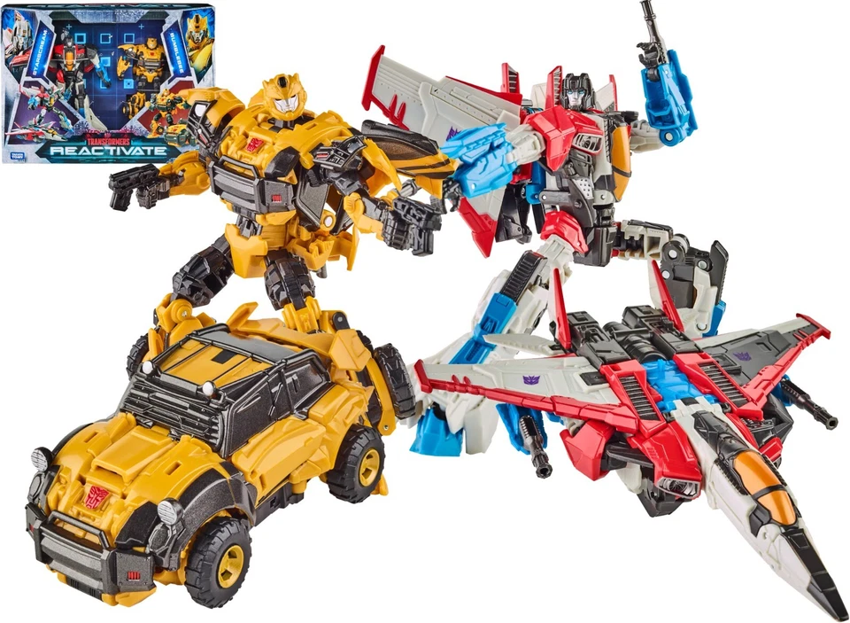 Transformers Reactivate Video Game-Inspired Bumblebee and Starscream 2-Pack