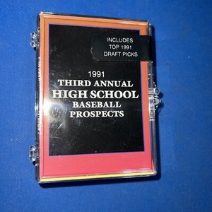 🔥1991 HIGH SCHOOL BASEBALL PROSPECTS COMPLETE SEALED SET (1-36)MANNY RAMIREZ RC