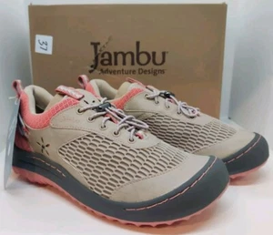 Jambu Women's Sunset Eco Vegan Sneakers Casual Size 6.5M Pink/Beige Water Ready - Picture 1 of 5