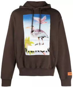 SUDADERA CON CAPUCHA HOMBRE HERON PRESTON HERON CENSORED LOGO HMBB024F23JER0036037 - Imagen 1 de 5