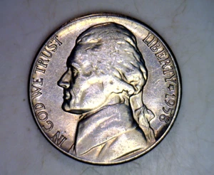 1958-D Jefferson Nickel 5c Münze Gem Stempelglanz - Bild 1 von 8