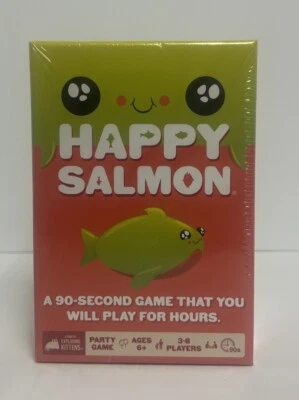 Exploding Kittens Happy Salmon Family-Friendly Party Card Games, Ages 6+ - Image 1 of 2