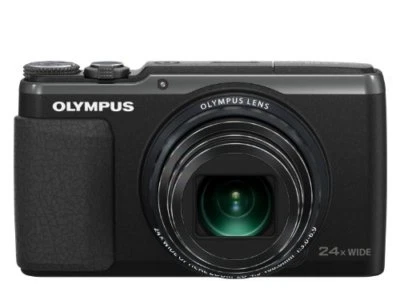 OLYMPUS Digital Camera STYLUS SH-60 BLK 24X 48X Zoom 16MP Black - Image 1 of 4
