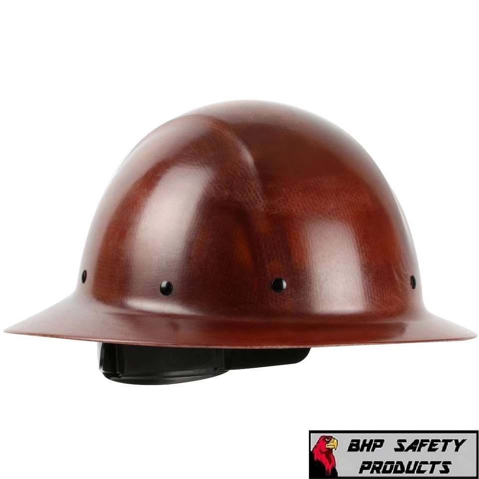 Dynamic Wolfjaw Full Brim Fiberglass Hard Hat with 8 Point Ratchet Suspension - Image 1 of 4