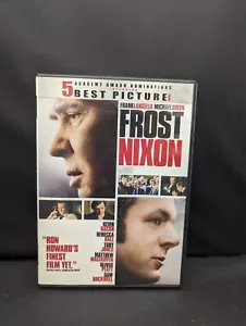 Frost/Nixon DVD Frank Langella Michael Sheen Kevin Bacon Rebecca Hall - Imagen 1 de 1