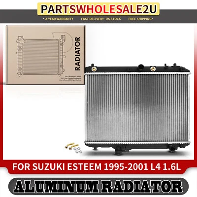 New Radiator w/ Oil Cooler for Suzuki Esteem 1995-2001 L4 1.6L Automatic Trans. - Image 1 of 4