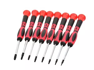 Schraubenzieher-Satz Torx Mini Schraubendreher T-Profil 8-tlg. Werkzeug - Bild 1 von 3
