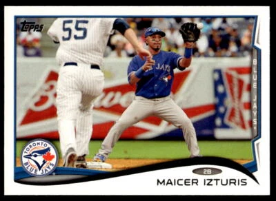 2014 Topps #554 Maicer Izturis Toronto Blue Jays Baseball - Image 1 of 2