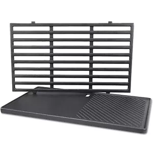 Grill-Grillroste + Bratpfanne für Weber Spirit I & II 200, E210 E220 S210 S220 - - Bild 1 von 17
