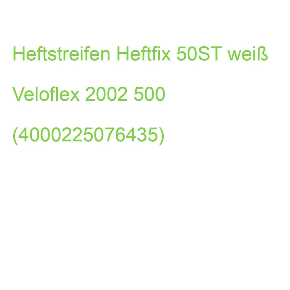 Veloflex 2002500 - Heftfix Heftstreifen pure 105 Mm lang Fsc...