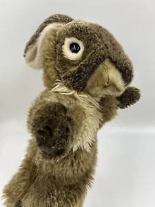 Folkmanis Rabbit Stage Puppet Long Eared Bunny Hand Puppet Realistic Brown 13” - Picture 1 of 8