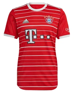 Herren Authentic Adidas Bayern München Heim Trikot 22/23 - Rot - Bild 1 von 2