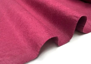 FELT FABRIC Material Craft Plain Colours Polyester 102cm Wide WINE RED - Picture 1 of 6