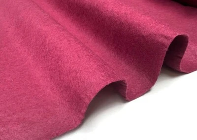 FELT FABRIC Material Craft Plain Colours Polyester 102cm Wide WINE RED - Image 1 of 4
