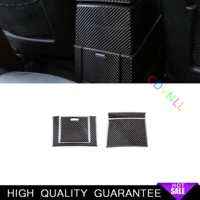 Panel de protección de salida de aire trasero para BMW X3 E83 2006-2010 fibra de carbono real Foto 1 de 4