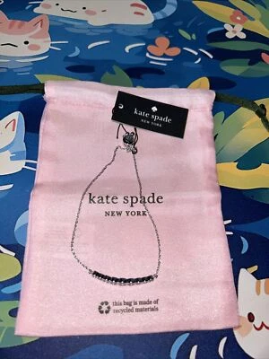 NUEVO CON ETIQUETAS Brazalete Brazalete Kate Spade CÍRCULO COMPLETO Deslizante Circonita Cúbica Plateado Foto 1 de 4