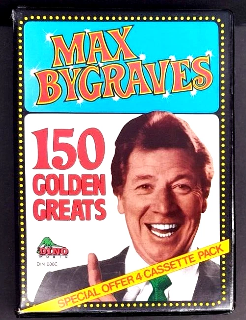 MAX BYGRAVES: 150 GOLDEN GREATS / SPECIAL OFFER, 4 AUDIO CASSETTES BOX SET - GC. - Image 1 of 4