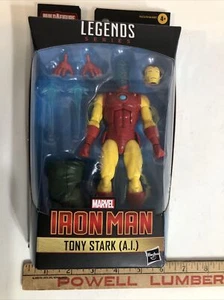 Marvel Hasbro Legends Iron Man Tony Stark (A.I.) 6” NIB - Picture 1 of 3