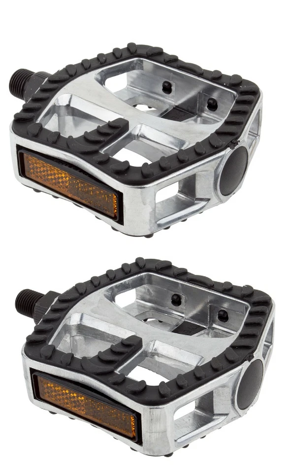 Bicicleta Cruiser Pedal Sunlite Doble Compuesto Aleación 9/16 o 1/2 Par Foto 1 de 1