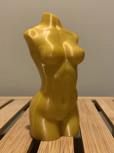 NEW Golden Female Torso Bust, 3D Printed, 5 inch Statue, USA Made - Picture 1 of 4