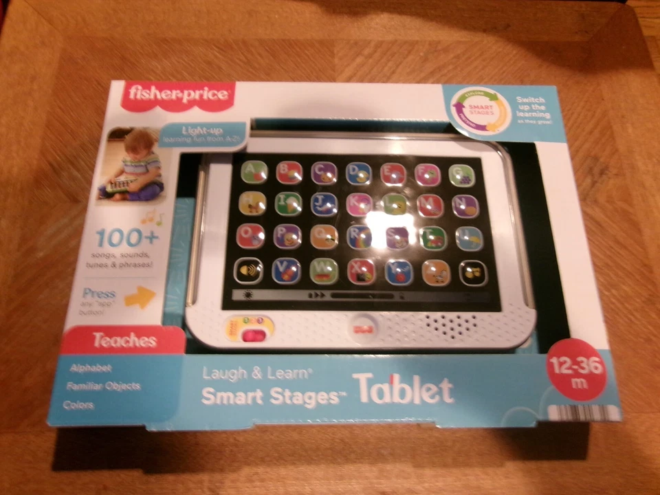 Fisher- Laugh Learn Smart Stages Tablet Toddler Child Boys Girls Toy Kids