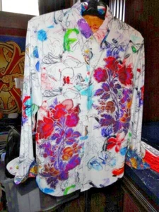 Robert Graham Petal To The Metal Limited Edition Shirt Size Medium - Bild 1 von 16