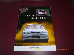 VAUXHALL SPORT TRACK & STAGE 1998 BTCC, VECTRA, ASTRA AUTOSPORT GUIDE/SUPPLEMENT - Picture 1 of 9