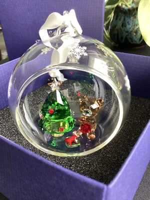 New Authentic Swarovski Holiday Ball Ornament #5533942 - Image 1 of 4