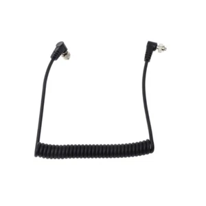 M-M PC Sync Cord Male To Male Flash Spring Cable With Screw Lock For - Picture 1 of 8