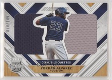 2018 Panini Elite Extra Edition Dual Silhouettes Silver /149 Yordan Alvarez