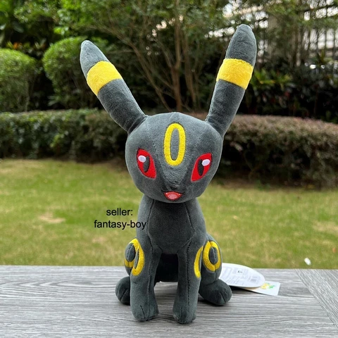 24cm Cute New Squat Umbreon Plush Stuffed Toy Soft Animation Doll Cover