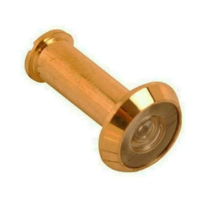 Visor de puerta gran angular Dzina para seguridad 160 orificios de latón Peek Peep - Imagen 1 de 5