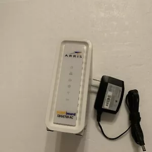 Arris SURFboard SBG6700-AC Cable Modem WiFi AC1600 Router DOCSIS 3.0 White OEM - Picture 1 of 11