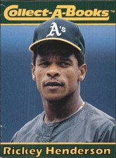 1990 Collect-A-Books #8 Rickey Henderson