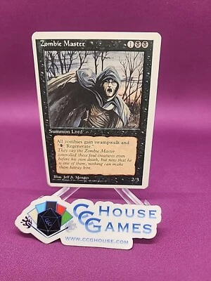 Zombie Master 4th Edition Misprint Miscut Off Center MTG Magic Rare *CCGHouse* - Image 1 of 4