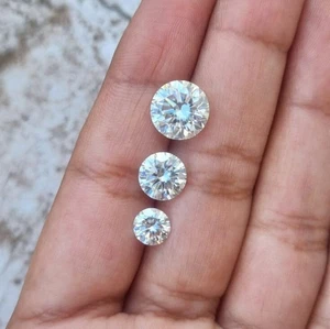 Lab-Grown 5.10Ct CVD Diamond 11.50mm Round D, Clarity FL,Certified Loose Diamond - Picture 1 of 8