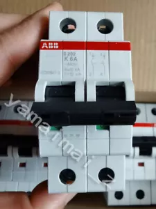 1pc ABB S202-K6 Circuit Breaker 2 Poles 6A 277VAC Fast Ship - Picture 1 of 2