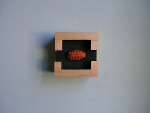 Drive Through To Uluru - small painted wood wall hanging sculpture - Ranton '21 - Picture 1 of 11