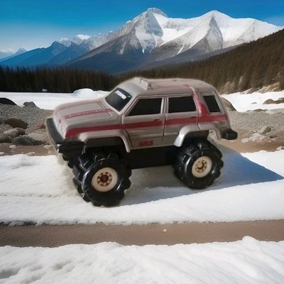 Vintage Schaper Stomper Gray SR5 Tercel Off roader  Toy 4x4 Rare - Image 1 of 4