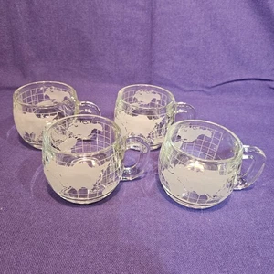 Konvolut 4 VINTAGE NESTLE TASTE YOUR WAY WORLD GLOBUS KAFFEETASSEN 70er Jahre - Bild 1 von 14