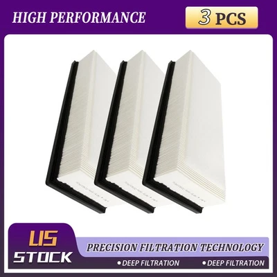 3X Engine Air Filter For 2009-2017 Audi A4 A5 Q5 A4 allroad A4/ A5 Quattro - Image 1 of 4