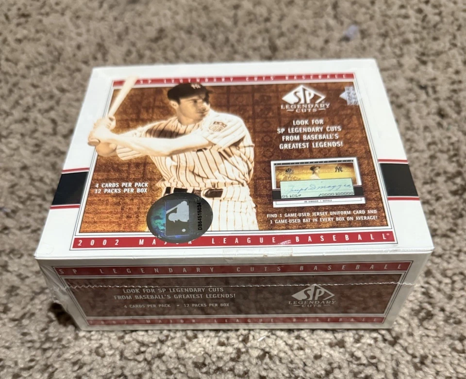 2002 Upper Deck SP LEGENDARY CUTS Baseball Unopened Factory Sealed BOX RARE M250 - Image 1 of 4