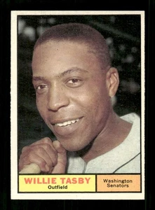 1961 Topps Set Break #458 Willie Tasby EX-EX/MT *BNCARDS* - Imagen 1 de 2