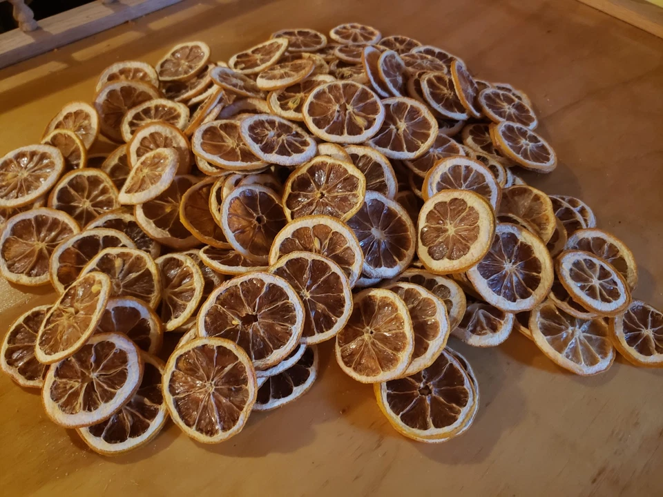 280 rodajas de limón seco 100% natural sin azúcar añadido. Velas de popurrí decoración del hogar Foto 1 de 4