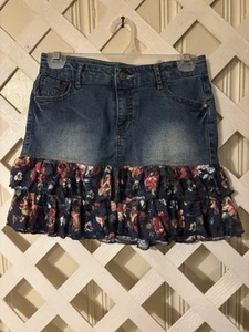 Jordache Girls Size Large Denim 10/12 Skirt - Picture 1 of 3